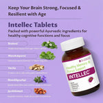 Millennium Herbal Care Intellec Tablet (60 Each) | For Memory & Focus Support (Bottle Pack)