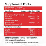 Raskam Iron Supplement with Folic Acid, Vitamin C & Vitamin B12, 60 capsules, Dietary Supplement