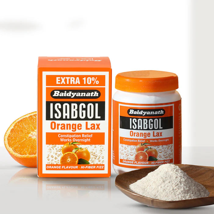 Baidyanath isabgol Orange Lax Powder - (250gm Each) Orange Flavour