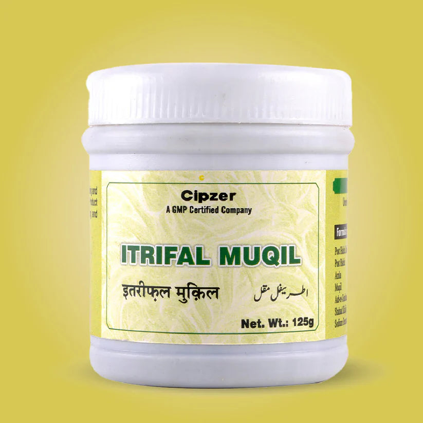 Cipzer Itrifal Muqil Powder - 125gm | Herbal Remedy for Constipation, Piles, Digestion & Gut Detox Support