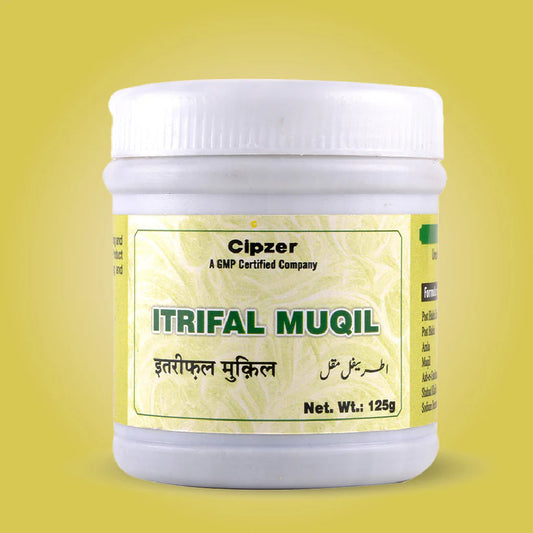 Cipzer Itrifal Muqil Powder - 125gm | Herbal Remedy for Constipation, Piles, Digestion & Gut Detox Support