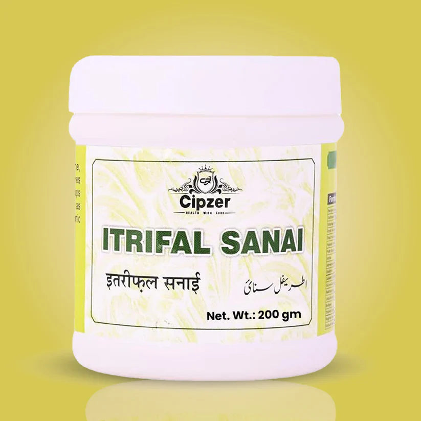 Cipzer Itrifal Sanai - 125gm | Herbal Remedy for Migraine Relief, Constipation & Digestive Balance