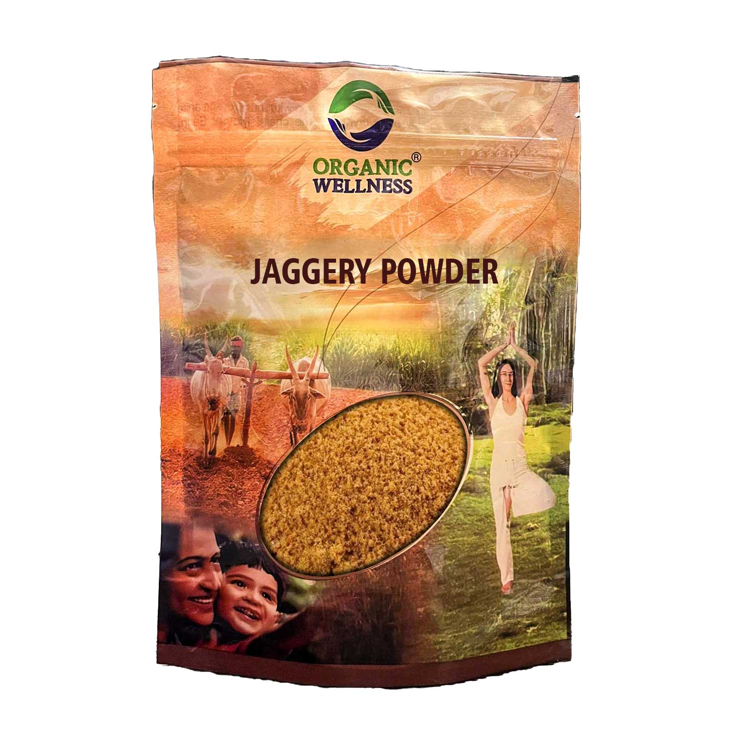 Organic Wellness Jaggery Powder | 500 gm | Unrefined  I Gud Powder | Value Pack