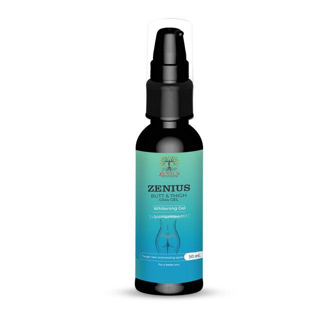 Zenius Butt & Thigh Grow Gel - Hip Whitening Gel for Thighs Whitening and Lightening Hip and Thighs - 50ml gel