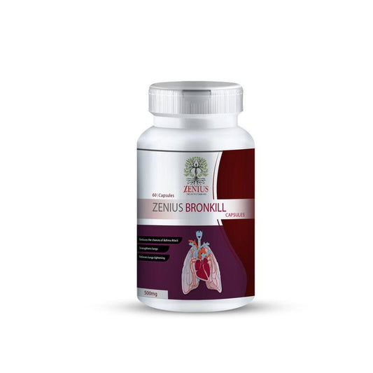 Zenius bronkill Capsules - Asthma Capsules for Asthma Relief and Better Breathing - 60 Capsules
