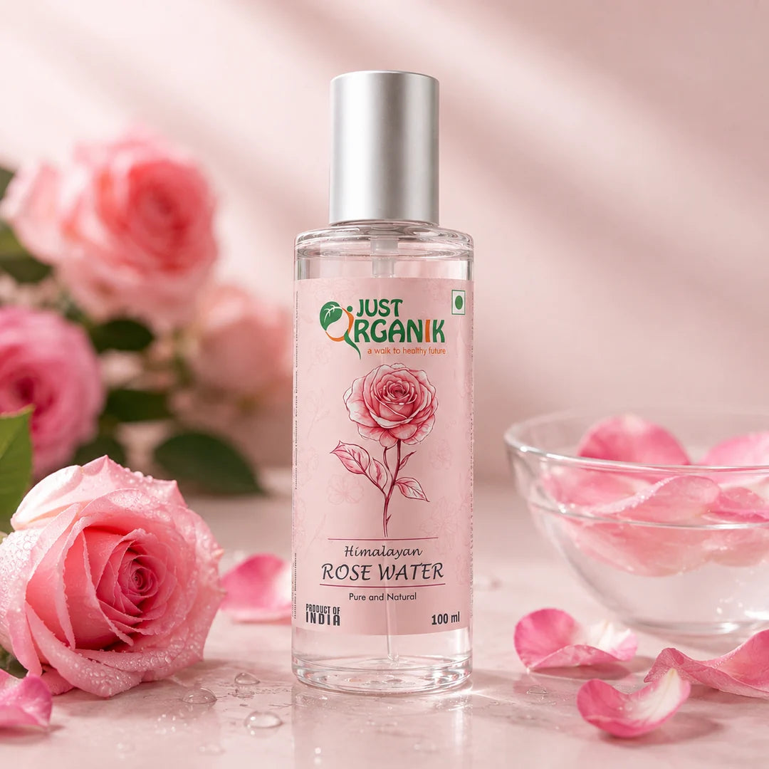Just Organik Organic Rose Water – 100 ml