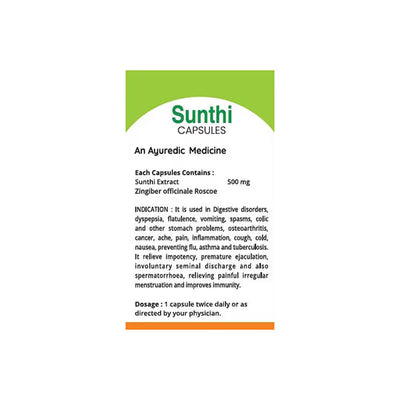 Garveish Sunthi Capsules - 30 Capsules