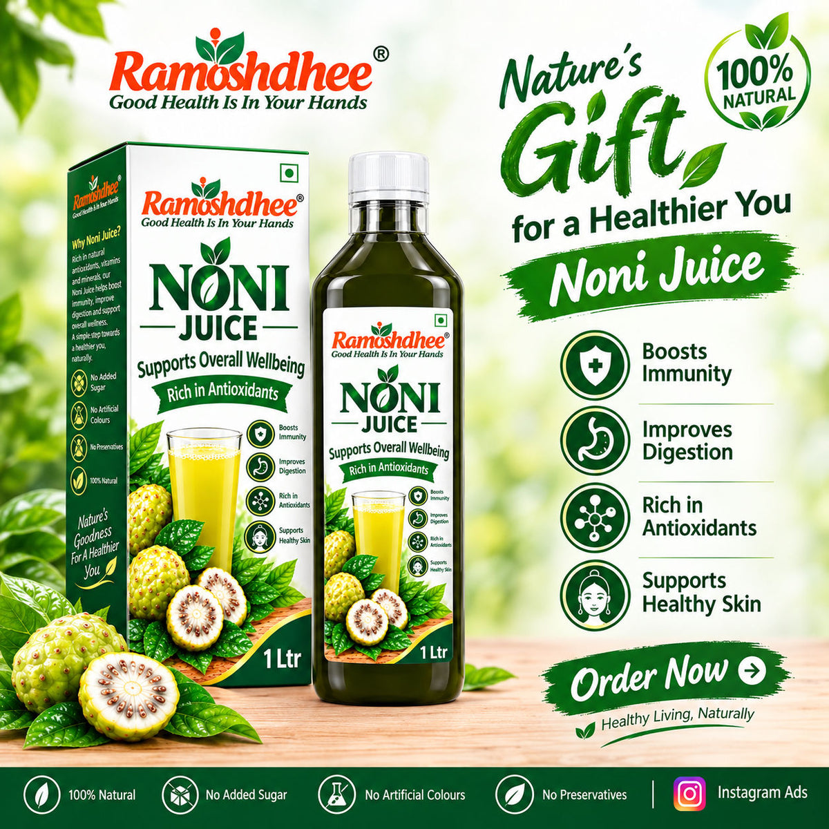 Ramoshdhee Noni Juice 1L