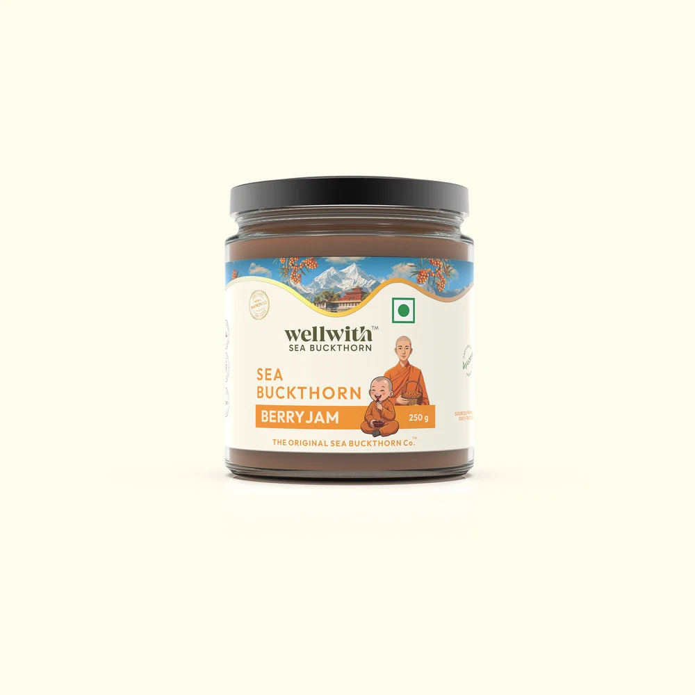 WellWith Sea Buckthorn Berry Jam (250g)