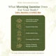 ĀRVA Morning Jasmine Post Shower Body Oil by Earthy Concepts | Hydrating Floral Body Oil | 100 ml