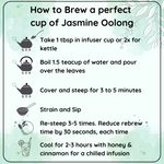 Radhika's Fine Teas Radiance Jasmine Oolong Loose Leaf Tea (50g) | Premium Botanical Blend for Natural Skin Glow, Metabolism & Stress Relief