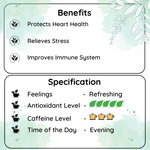 Radhikas Fine Teas Calming Jasmine Pearl Green Leaf Tea (50g)