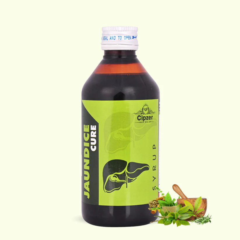 Cipzer Jaundice Cure Syrup - 100ml | Herbal Liver Tonic For Jaundice Relief & Healthy Liver Function