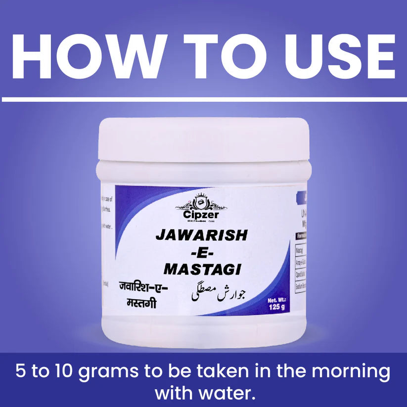 Cipzer Jawarish-E-Mastagi - 125gm | Herbal Digestive & Gastric Support for Stomach Pain & Acidity
