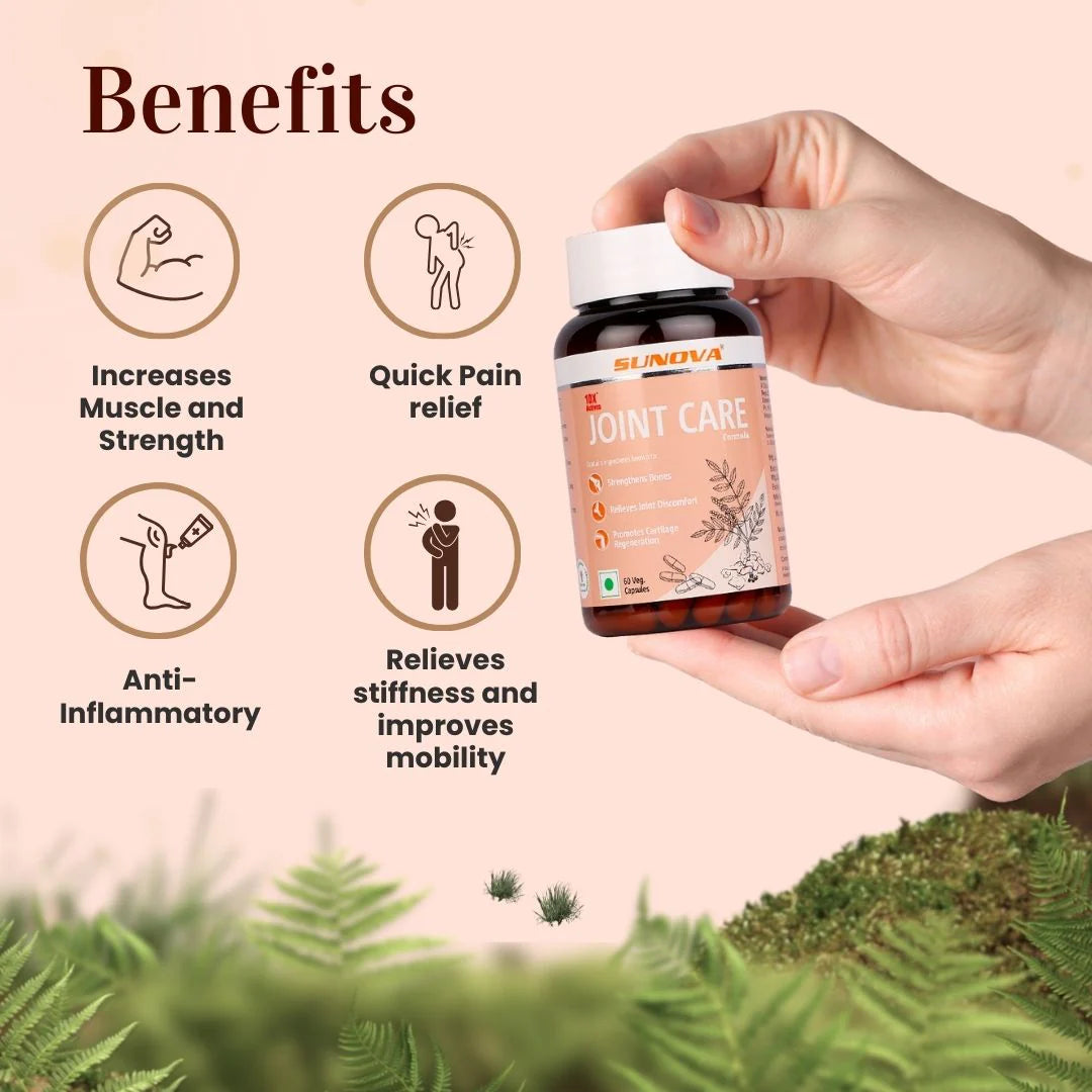 Sunova Joint Care Veg Capsule - 60 Capsules