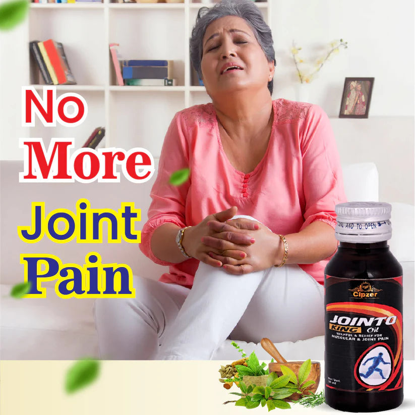 Cipzer Jointo King Oil 50ML | Herbal Pain Relief Oil For Joints, Arthritis & Muscular Stiffness