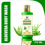 Khadi Care Herbal Aloevera Body Wash for Soft & Hydrated Skin - 210ml