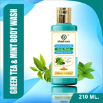 Khadi Care Herbal Green Tea & Mint Body Wash - 210ml