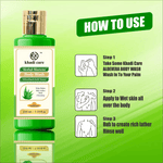 Khadi Care Herbal Aloevera Body Wash for Soft & Hydrated Skin - 210ml
