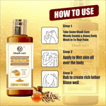 Khadi Care Herbal Woody Sandal & Honey Body Wash - 210ml