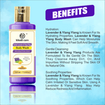 Khadi Care Herbal Lavender & Ylang Ylang Body Wash for Relaxing & Calm Skin - 210ml