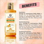 Khadi Care Herbal Orange & Lemongrass Body Wash - 210ml