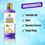 Khadi Care Herbal Lavender & Ylang Ylang Body Wash for Relaxing & Calm Skin - 210ml