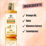 Khadi Care Herbal Orange & Lemongrass Body Wash - 210ml