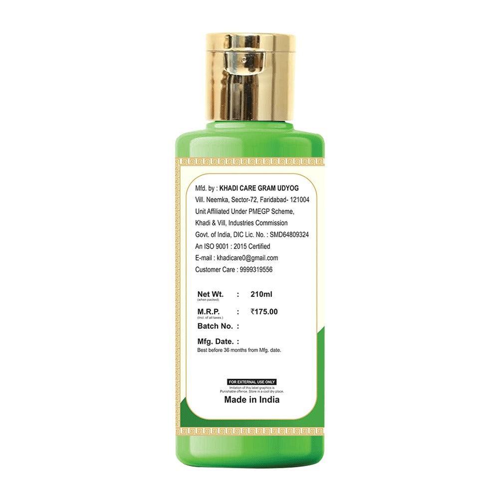 Khadi Care Herbal Aloevera Shampoo for Smooth & Hydrated Hair - 210ml