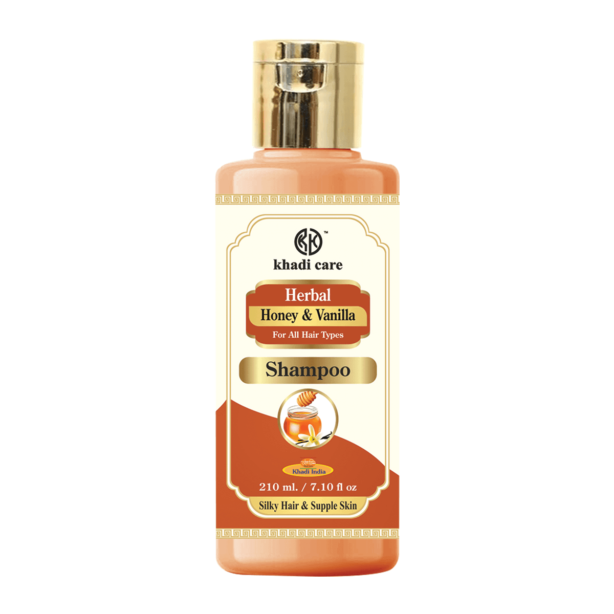 Khadi Care Herbal Honey & Vanilla Shampoo - 210ml