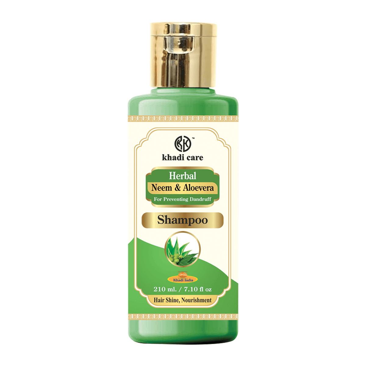 Khadi Care Herbal Neem & Aloevera Shampoo - 210ml