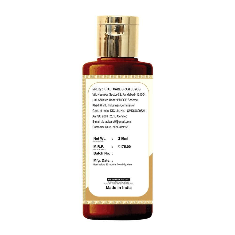 Khadi Care Herbal Woody Sandal & Honey Shampoo for Dry & Damaged Hair - 210ml