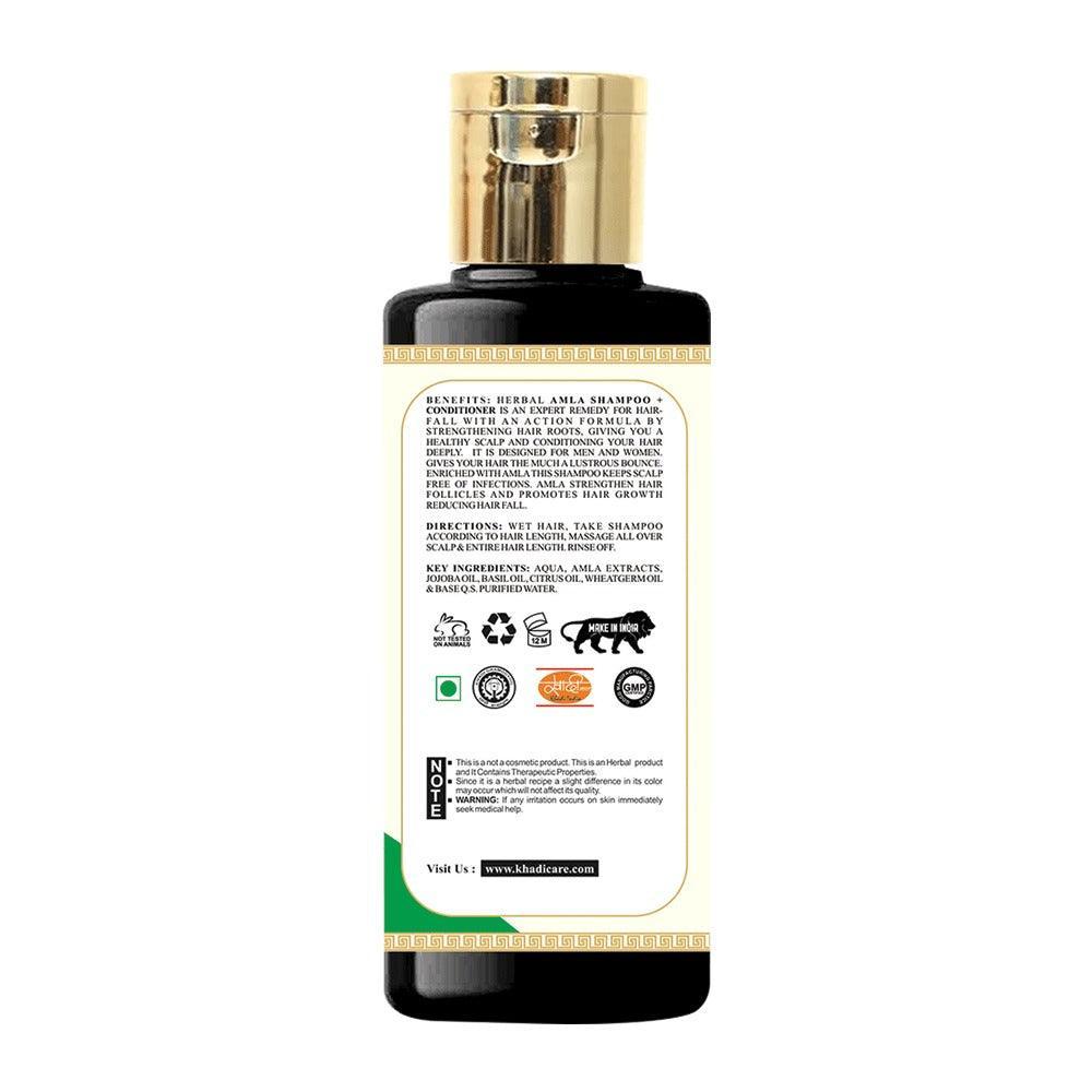 Khadi Care Herbal Amla Shampoo + Conditioner - 210ml