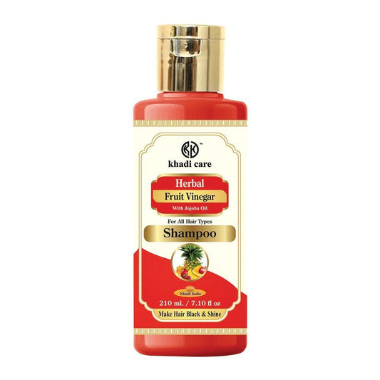 Khadi Care Herbal Fruit Vinegar Shampoo with Jojoba Oil - 210ml