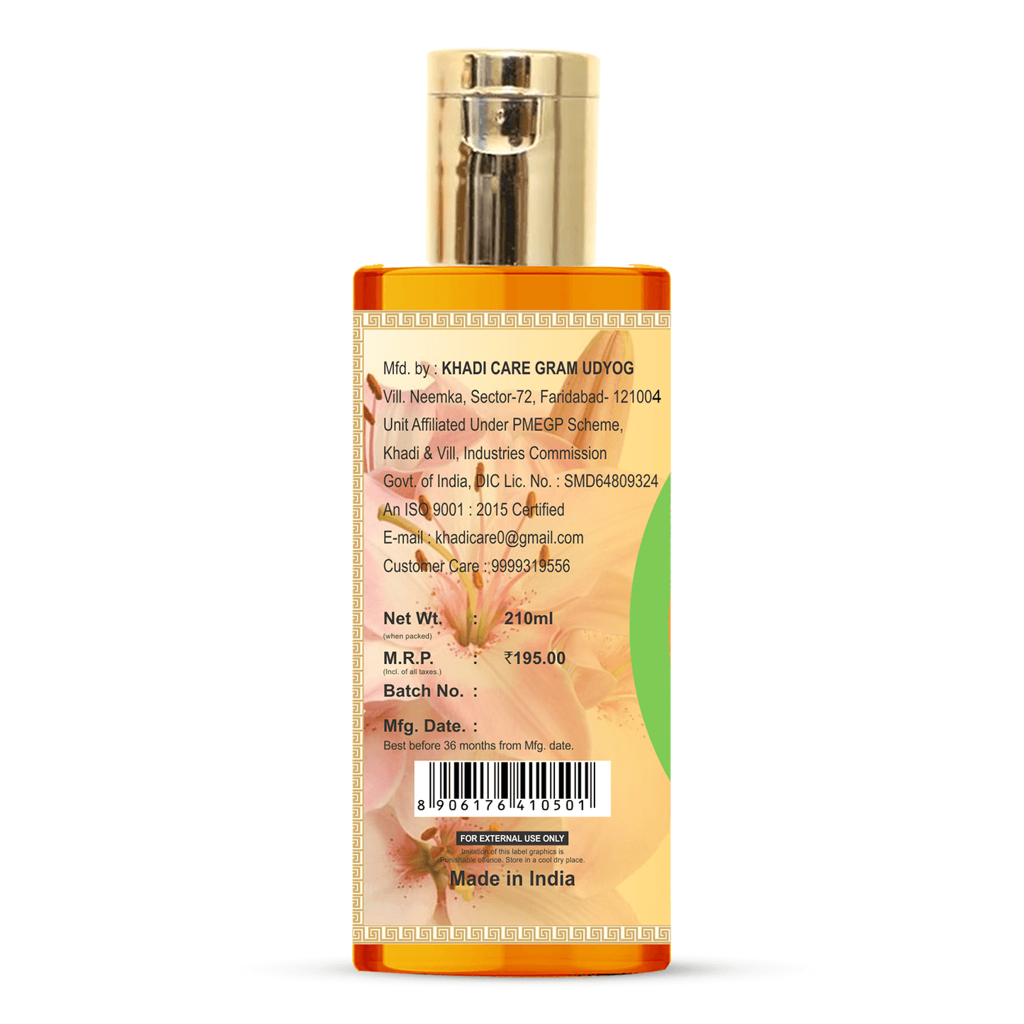 Khadi Care Herbal Lily Face Wash - 210ml