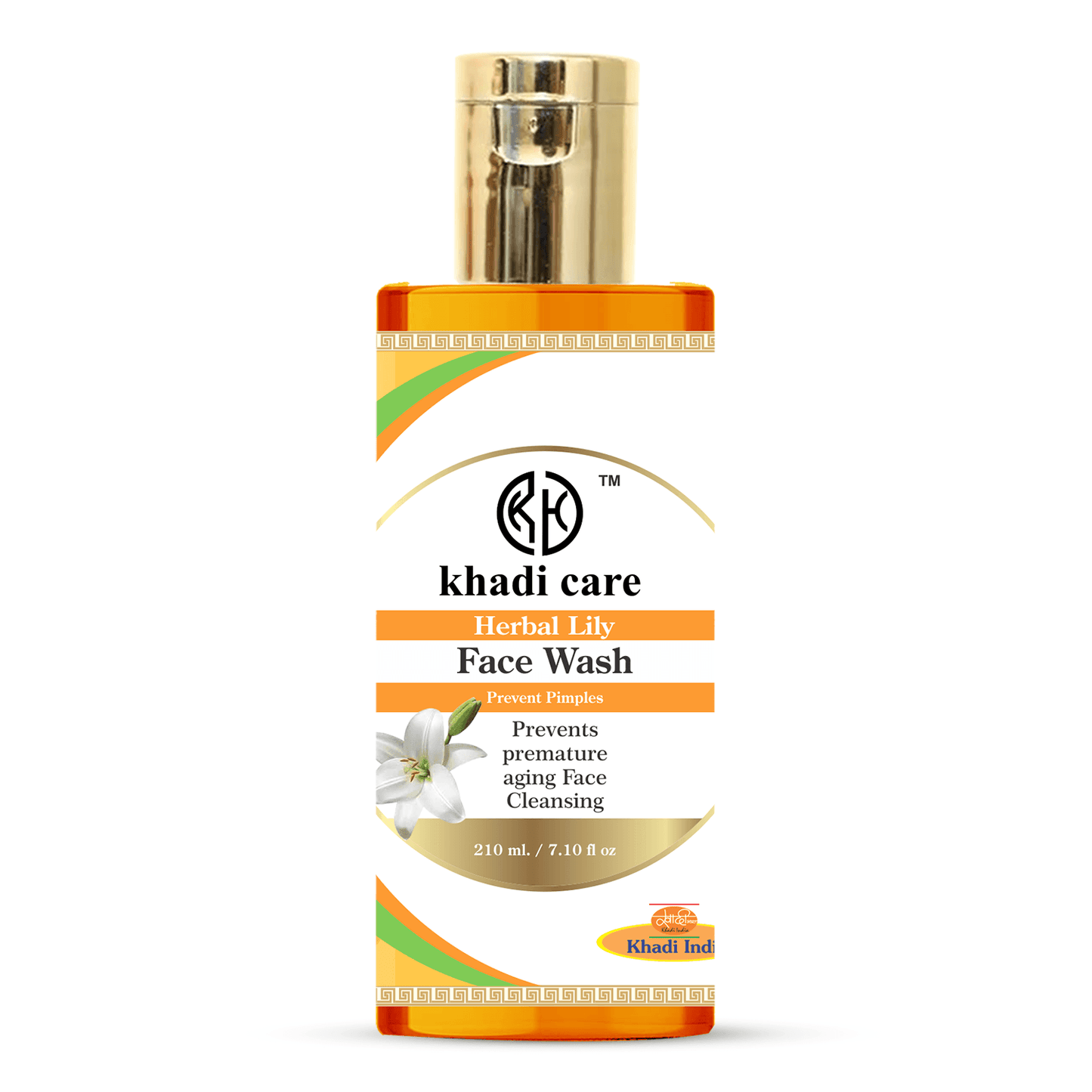 Khadi Care Herbal Lily Face Wash - 210ml
