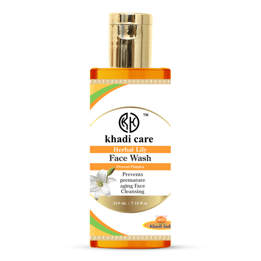 Khadi Care Herbal Lily Face Wash - 210ml