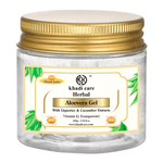 Khadi Care Herbal Aloevera Gel with Liquorice & Cucumber Extracts (Transparent) - 200g