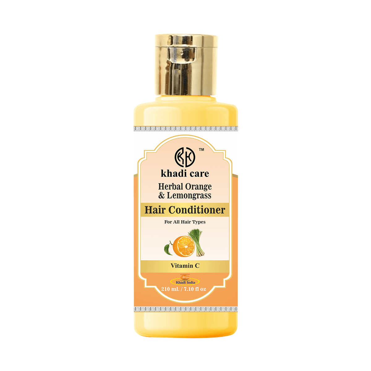 Khadi Care Herbal Orange & Lemongrass Hair Conditioner - 210ml