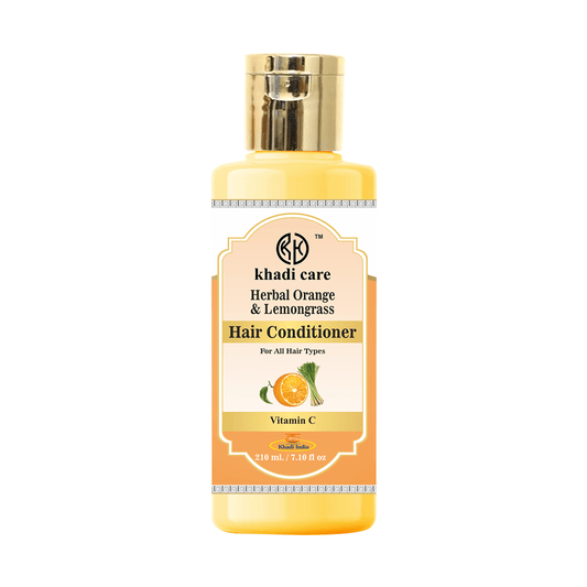Khadi Care Herbal Orange & Lemongrass Hair Conditioner - 210ml