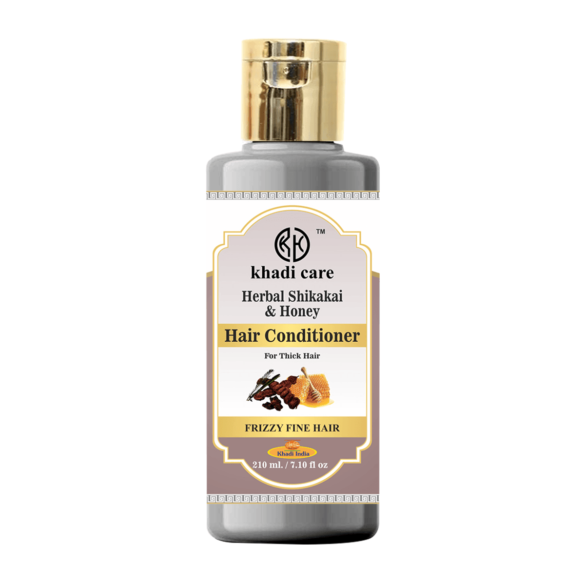 Khadi Care Herbal Shikakai & Honey Hair Conditioner for Frizz Control - 210ml