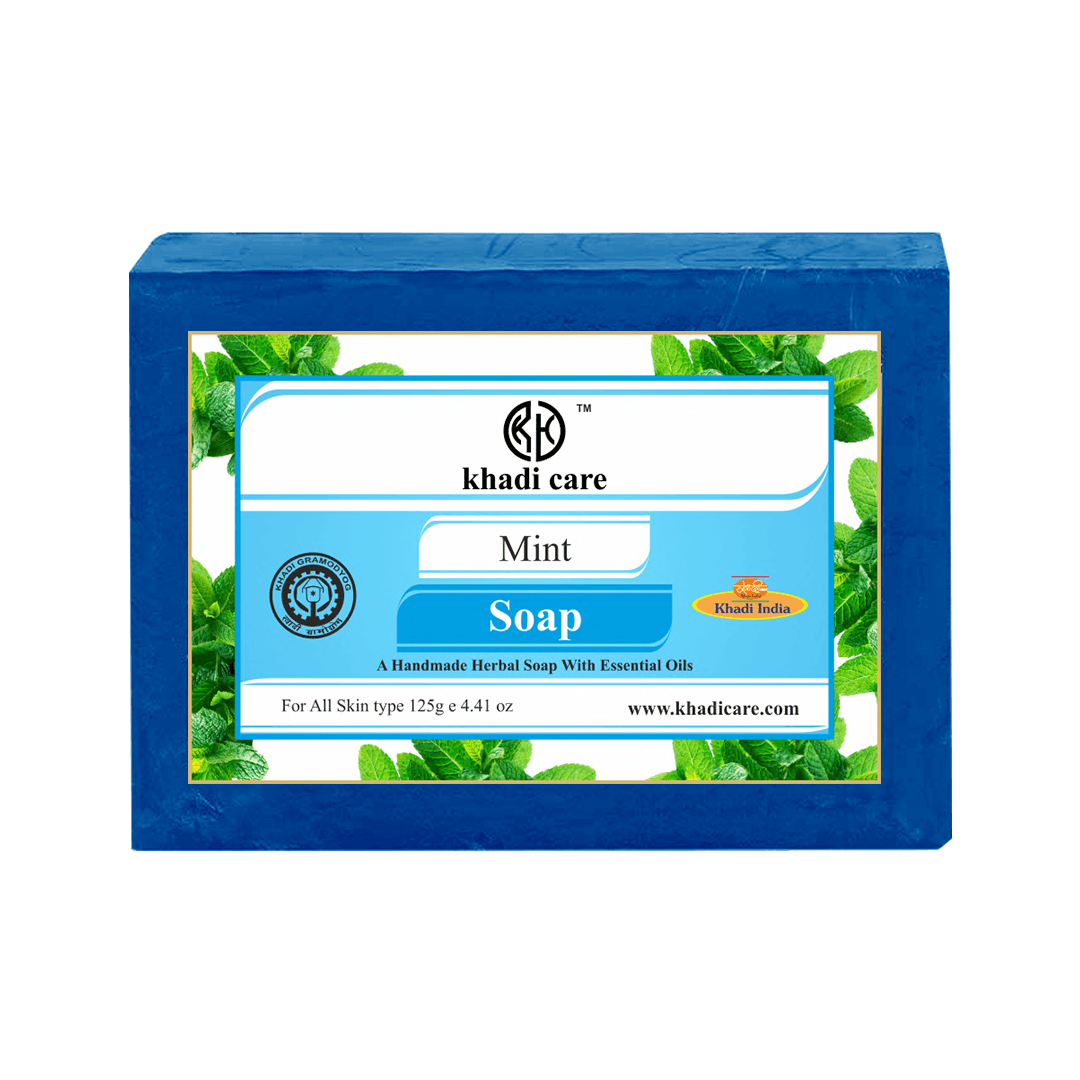 Khadi Care Herbal Mint Soap - 125g