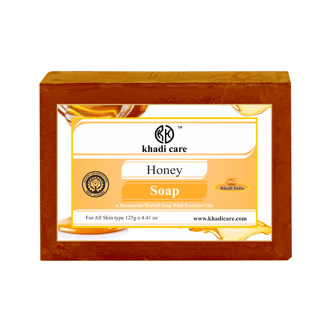 Khadi Care Herbal Honey Soap - 125g