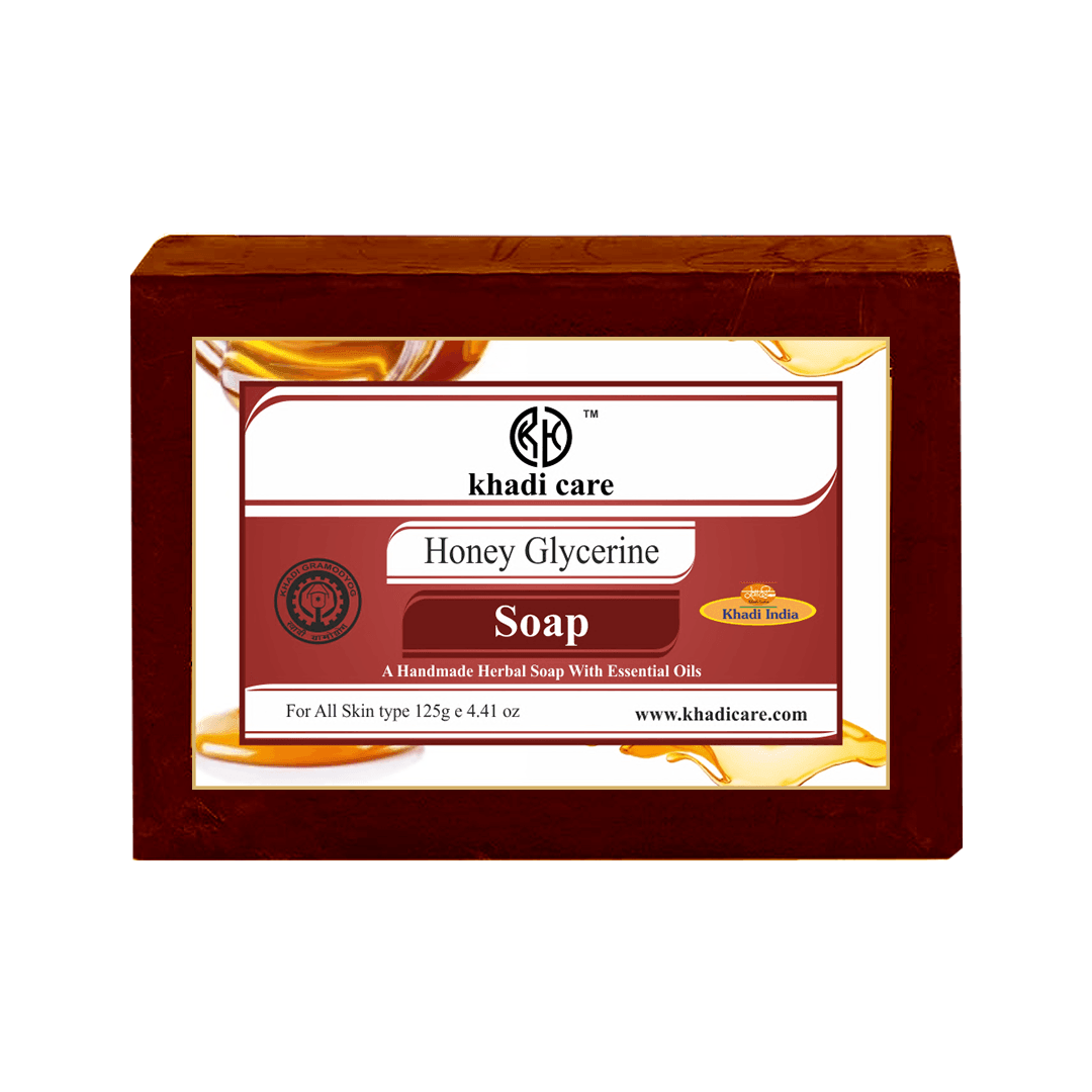 Khadi Care Herbal Honey Glycerin Soap - 125g
