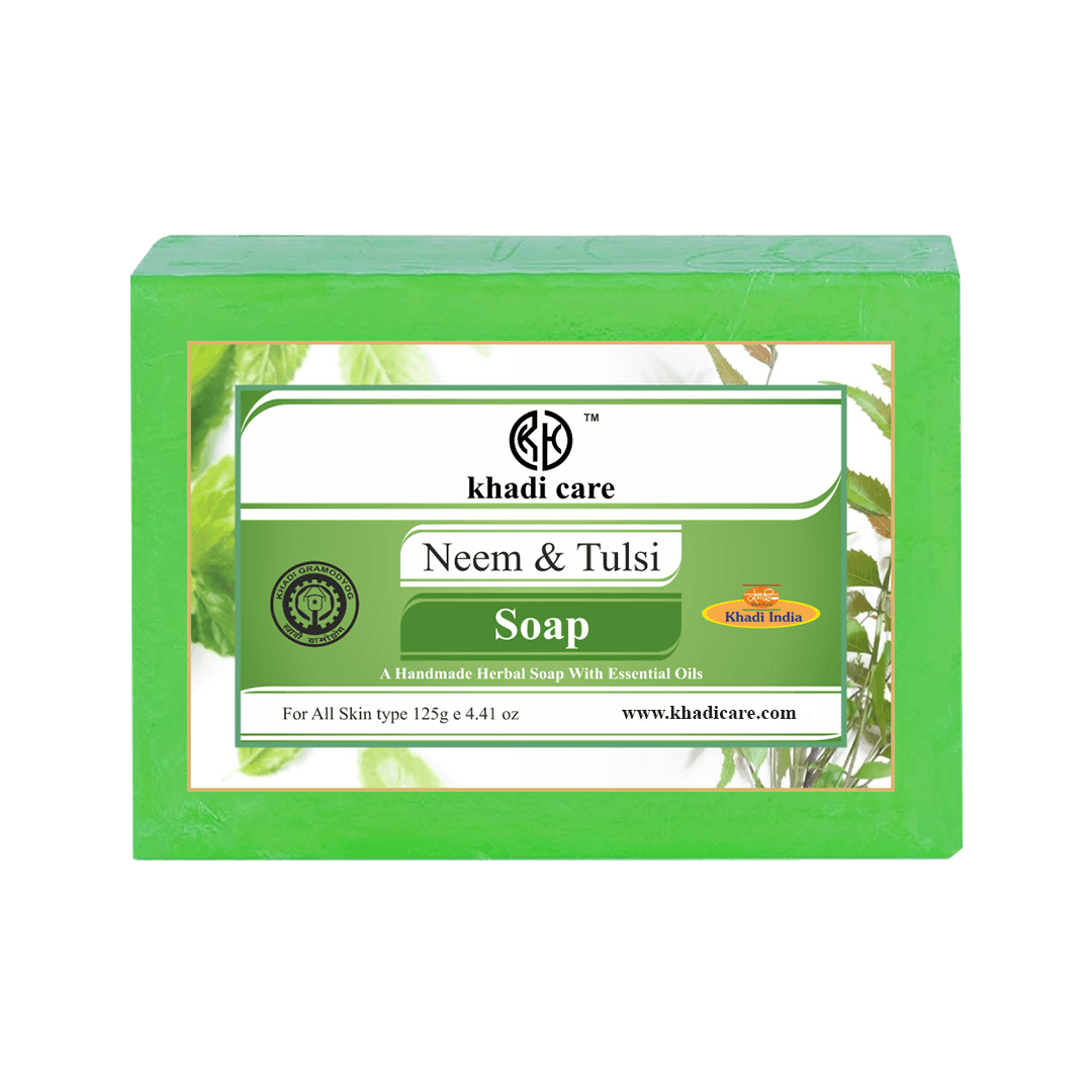 Khadi Care Herbal Neem Tulsi Soap - 125g
