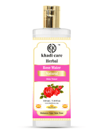 Khadi Care Herbal Rose Water - 210ml Natural Skin Toner & Refresher