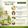 Kayee Ayurveda Bhringraj Hair Oil for Hair Growth & Hair Fall Care | Ayurvedic Herbal Hair Oil for Scalp Nourishment, Stronger Hair, Reduced Breakage, Smoothness & Natural Shine for Men & Women-210ML