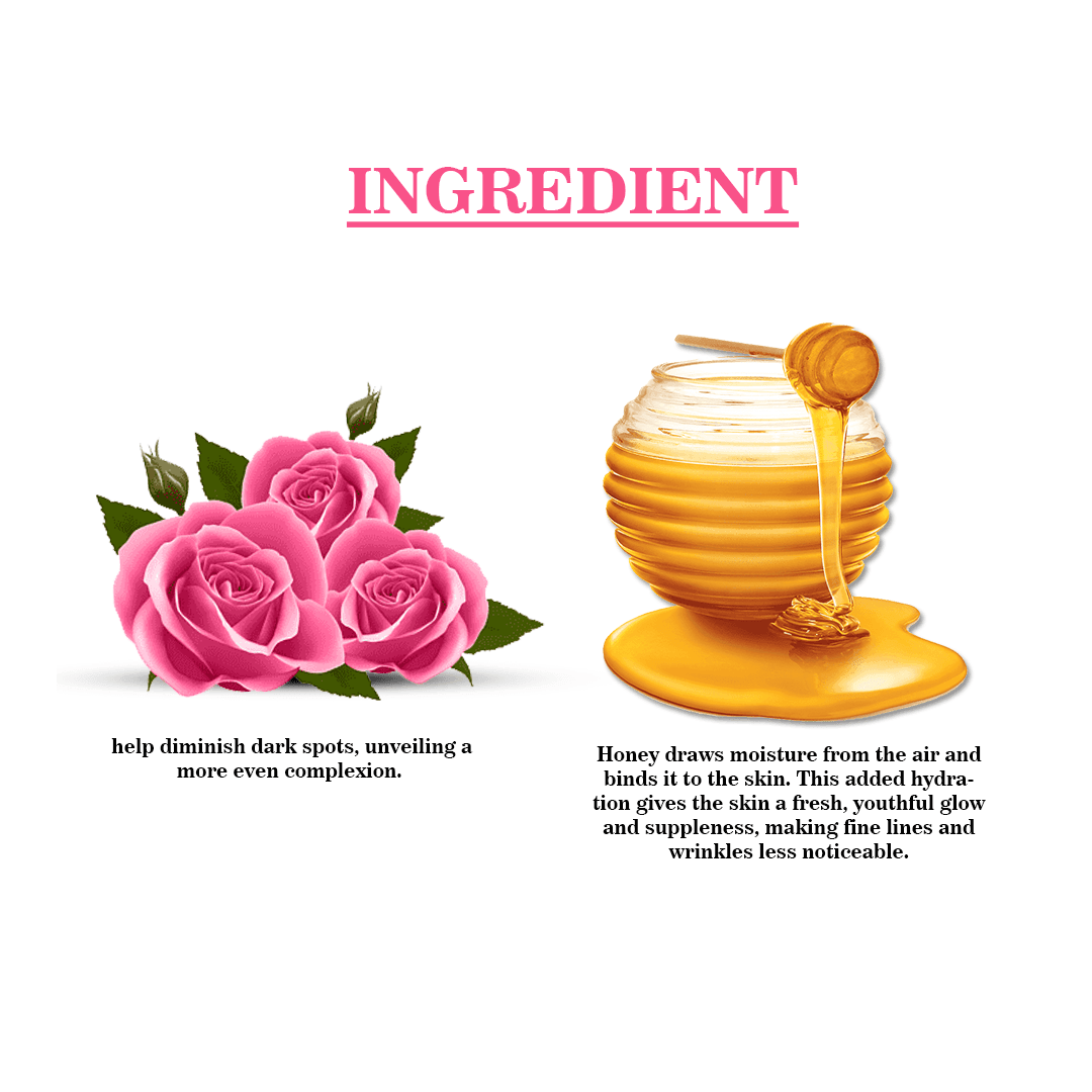 Khadi Care Herbal Rose & Honey Moisturizer - 210ml