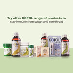 Charak Kofol Sugar Free Cough Syrup 100ml - Dry & Wet Sore Throat Relief Liquid