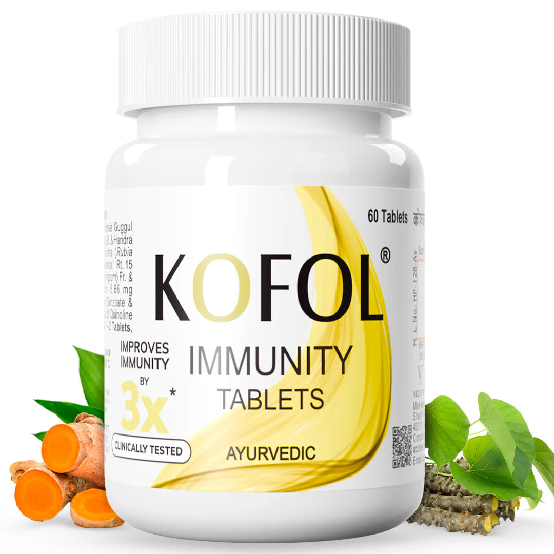 Charak Kofol Immunity Tablets 60s - Ayurvedic Immunity Booster & Cold Defense
